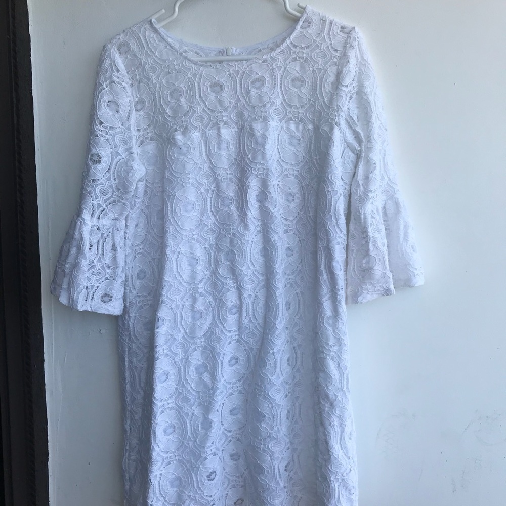 BRAND NEW NORDSTROM White lace dress